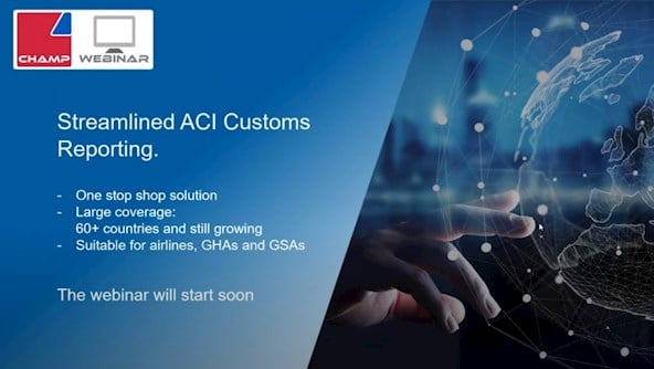 WEBINAR TRAXON Global Customs streamlined ACI Customs Reporting