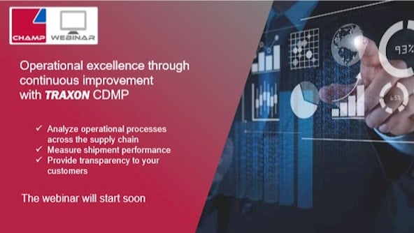 WEBINAR TRAXON CDMP, operational excellence through continuous improvement